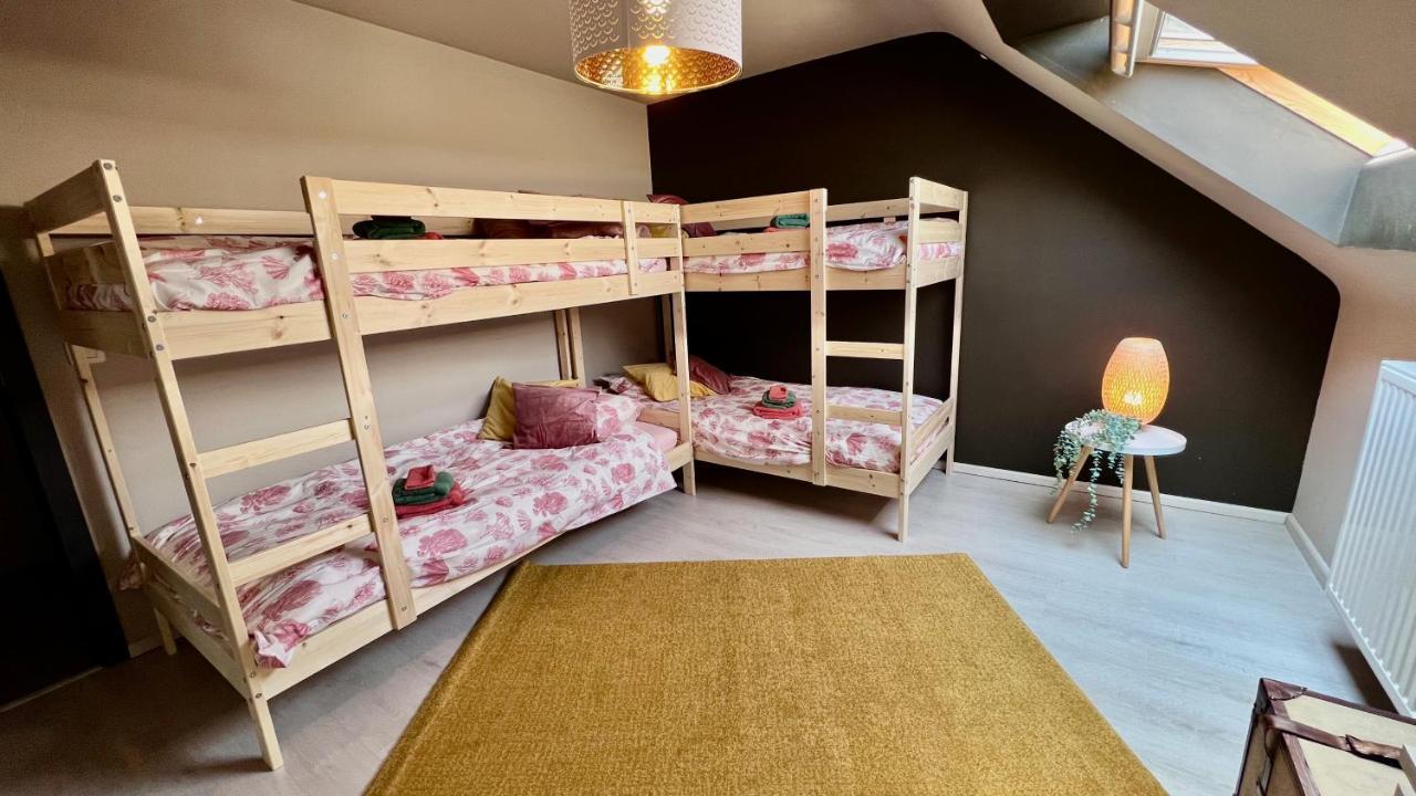 Loft En Duplex Avec Terrasse 3 Chambres Proche Pairi Daiza Mons Exterior photo